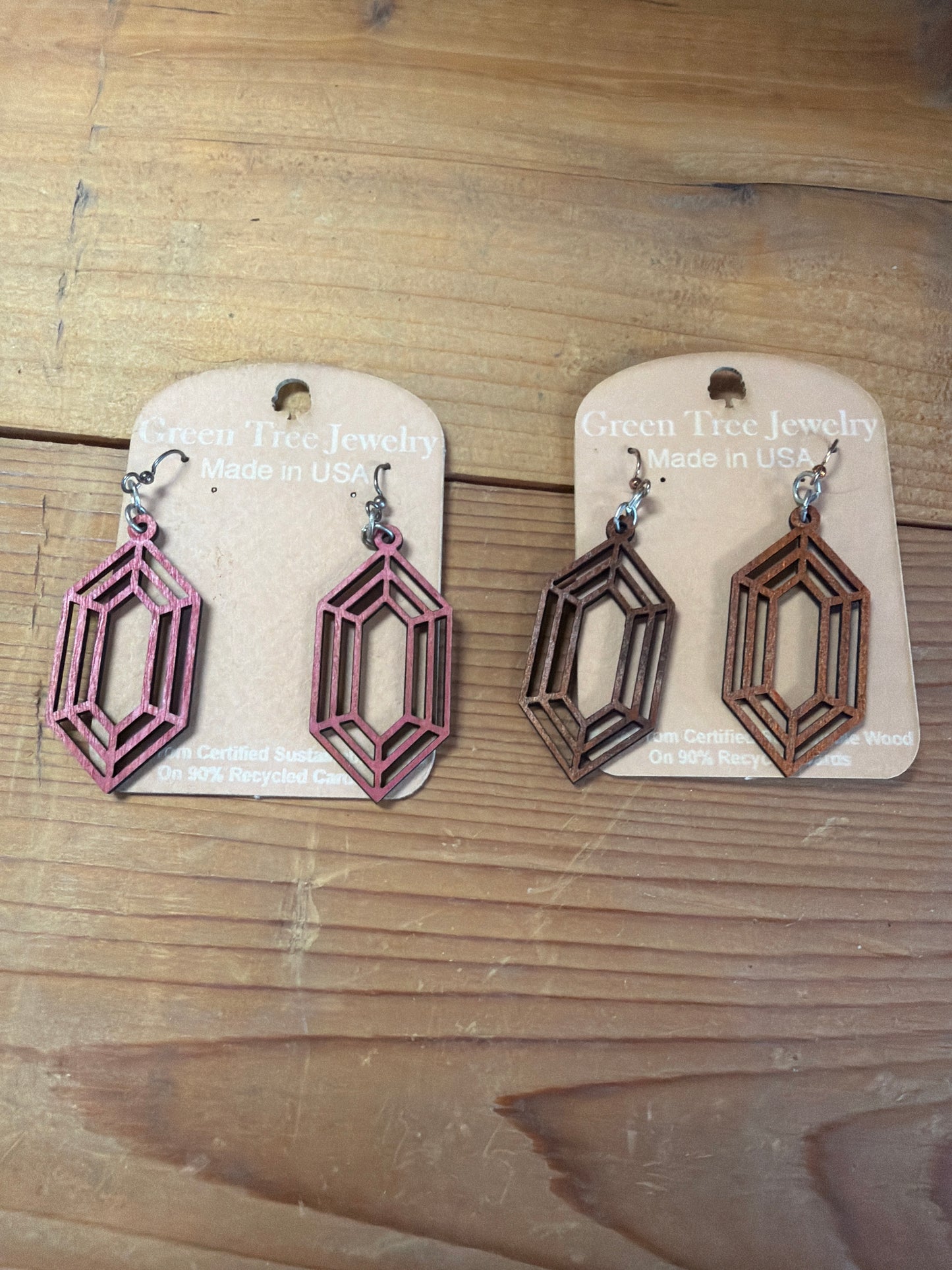 geometric earrings