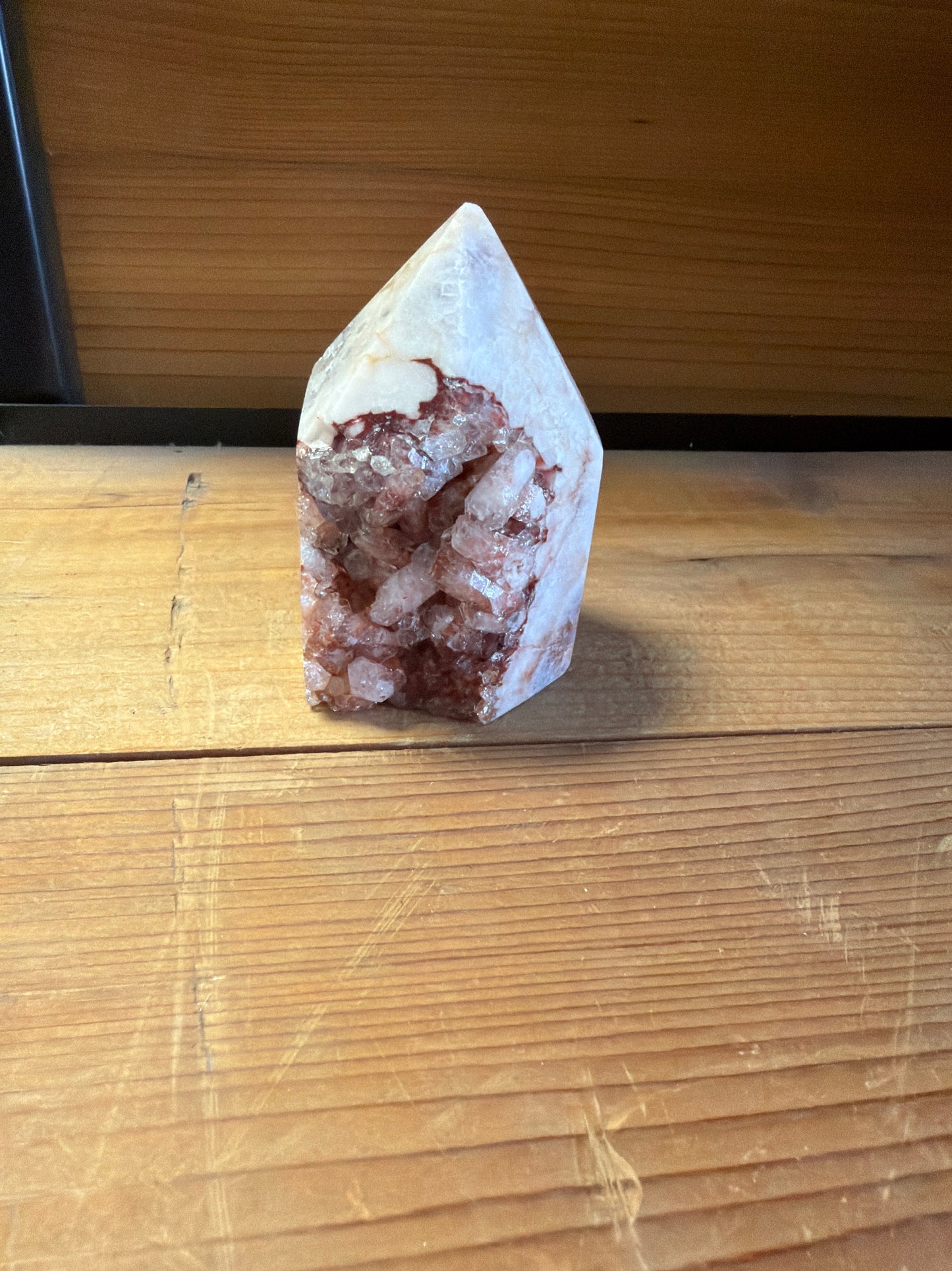 Pink amethyst tower