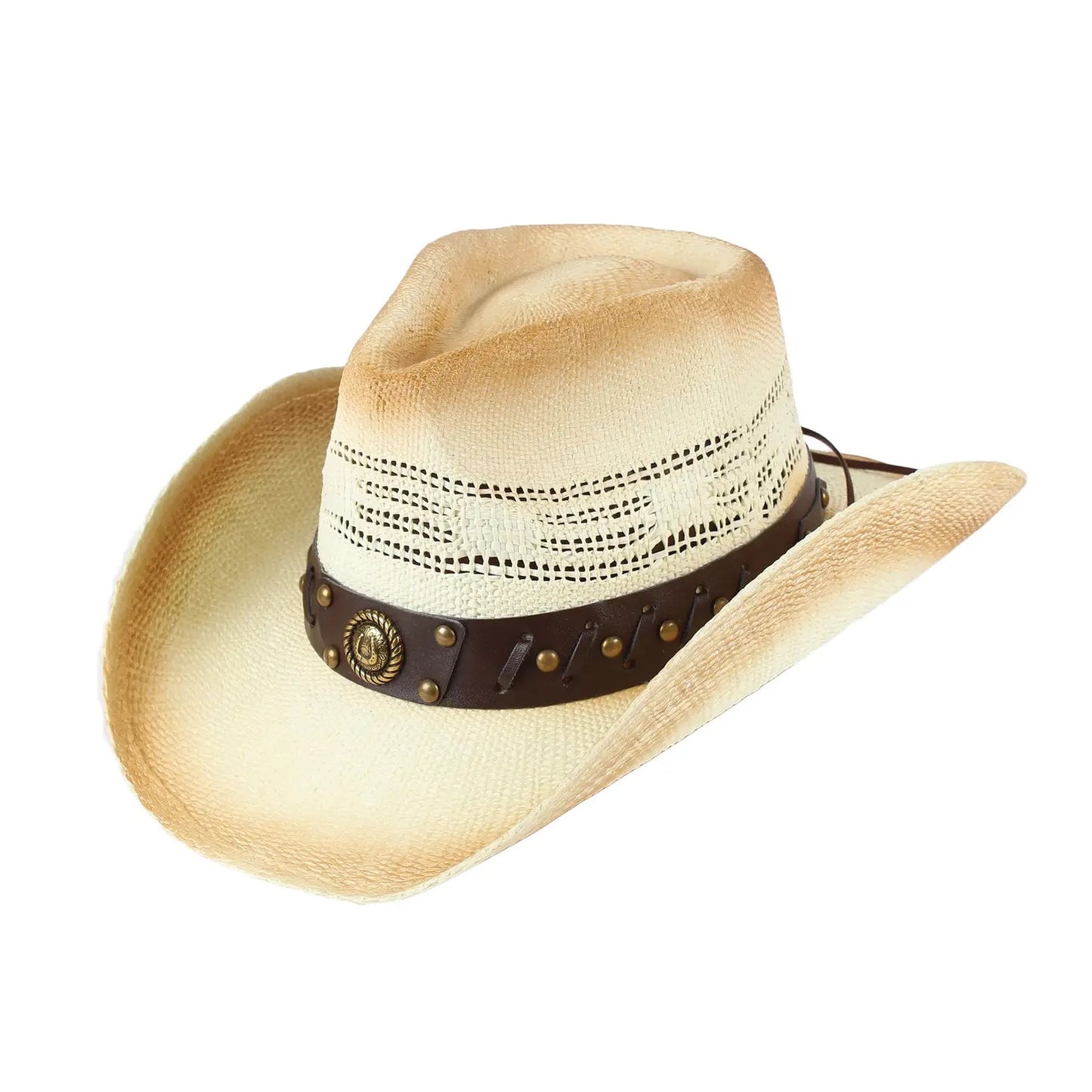 Natural Paper Woven Cowboy Hat
