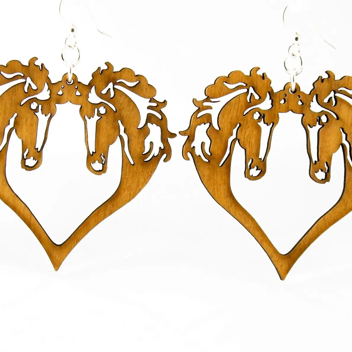 Horse Heart Earrings