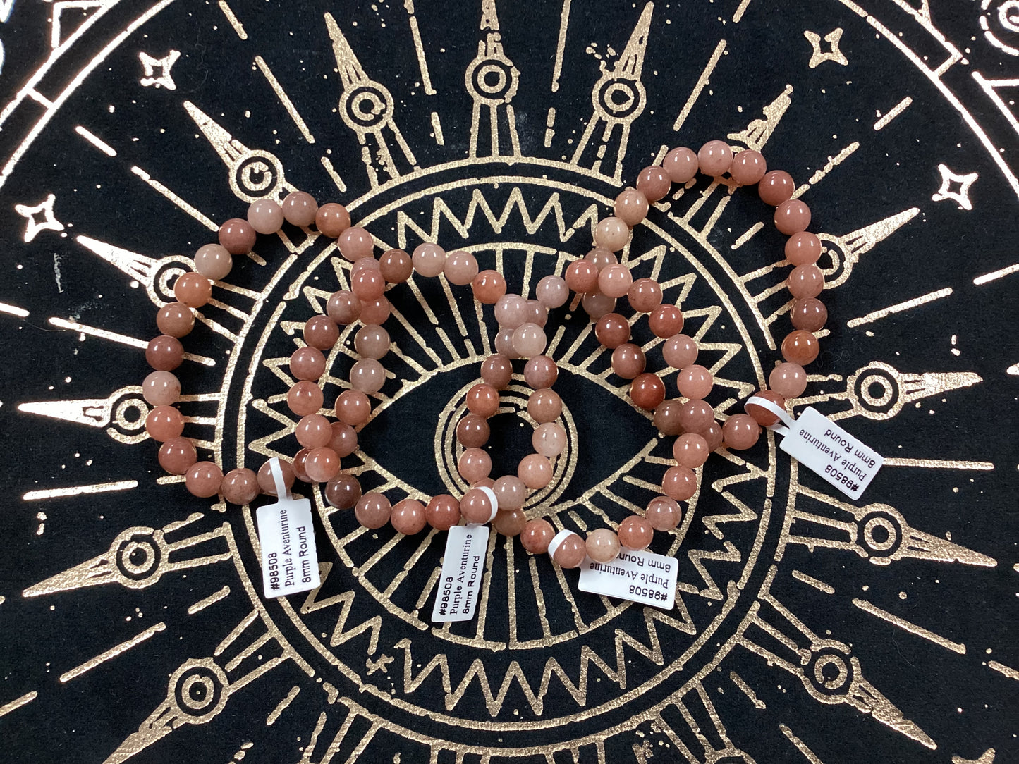 Elastic Bracelets - Purple Aventurine