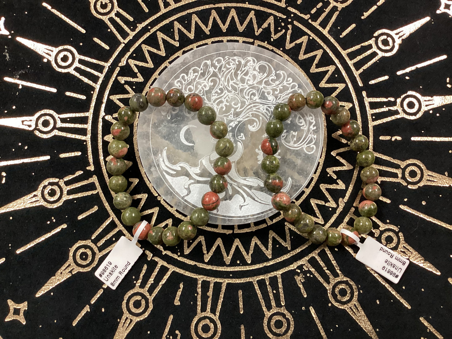 Elastic Bracelets - Unakite