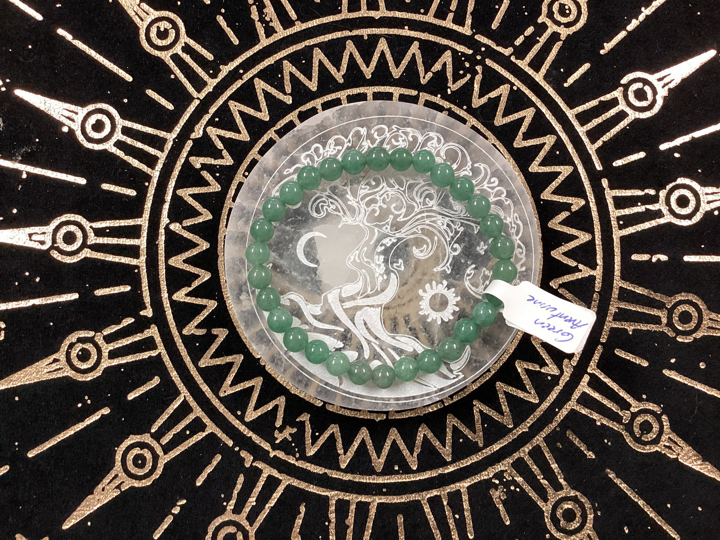 Elastic Bracelet - Green Aventurine