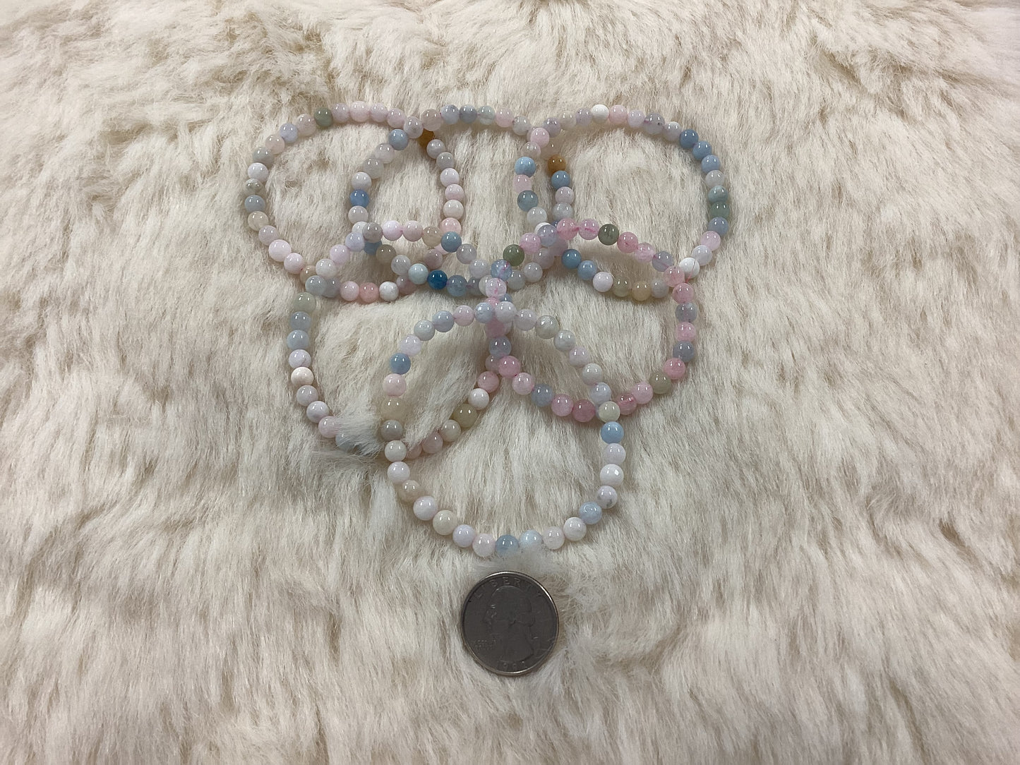 Elastic Bracelets - Morganite