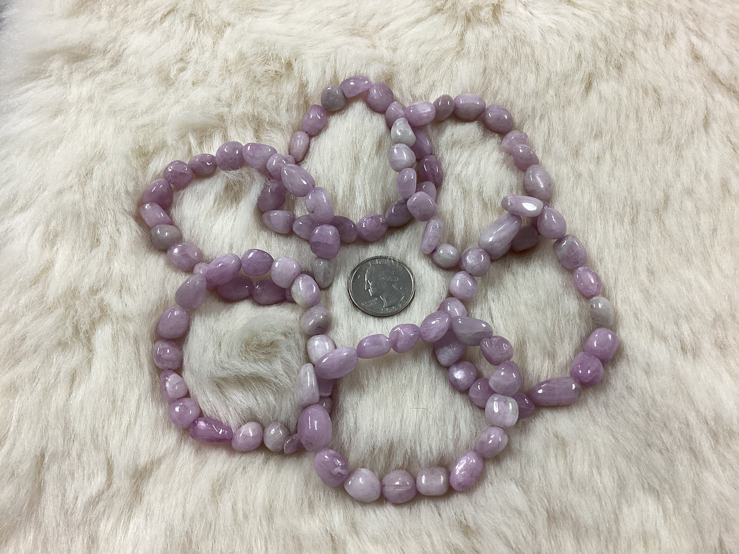 Elastic Bracelets - Kunzite