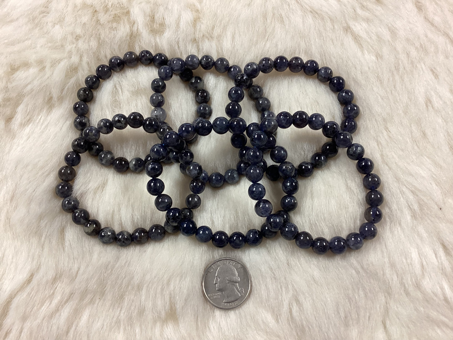 Elastic Bracelets - Iolite