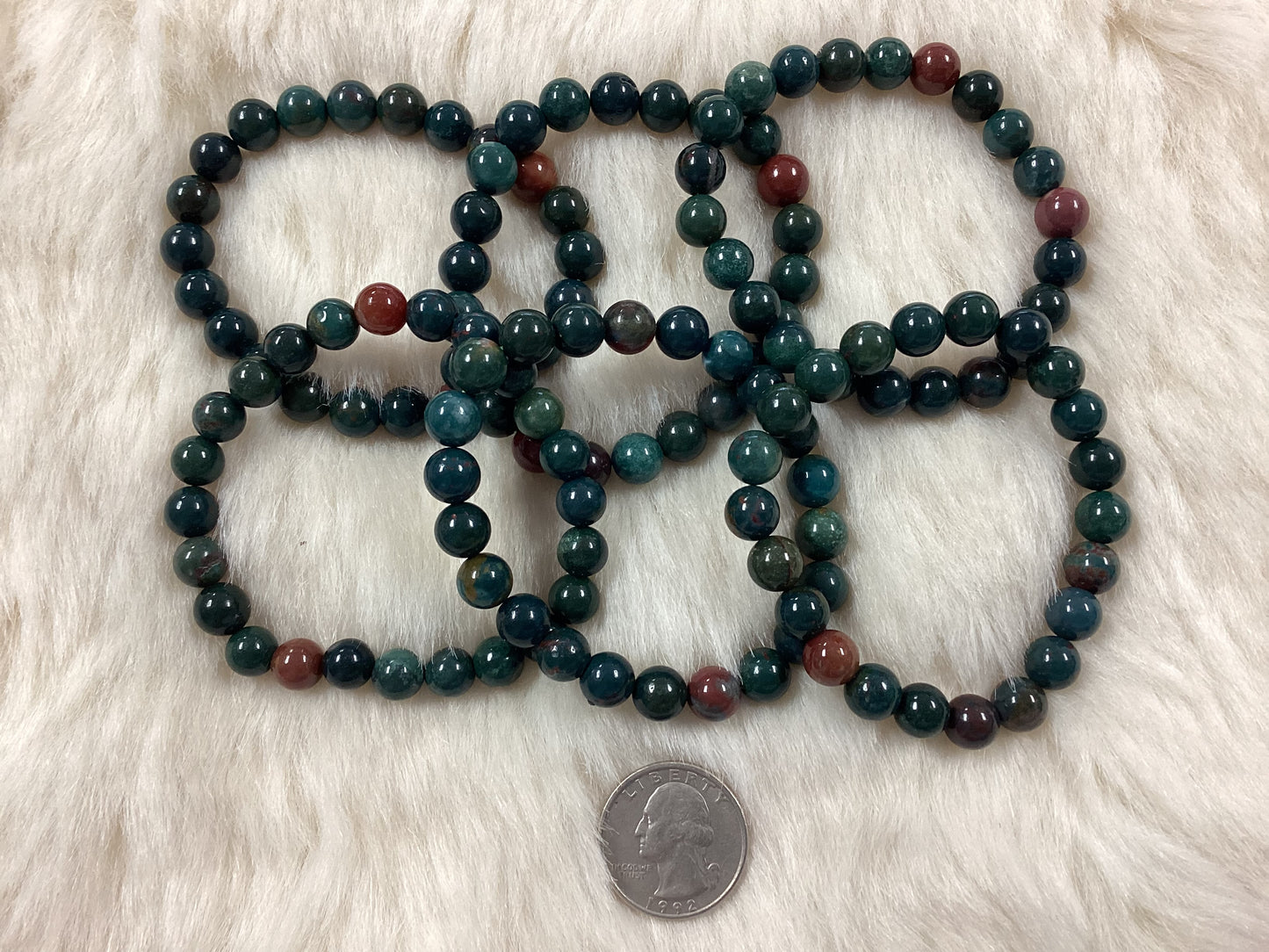 Elastic Bracelets - Bloodstone