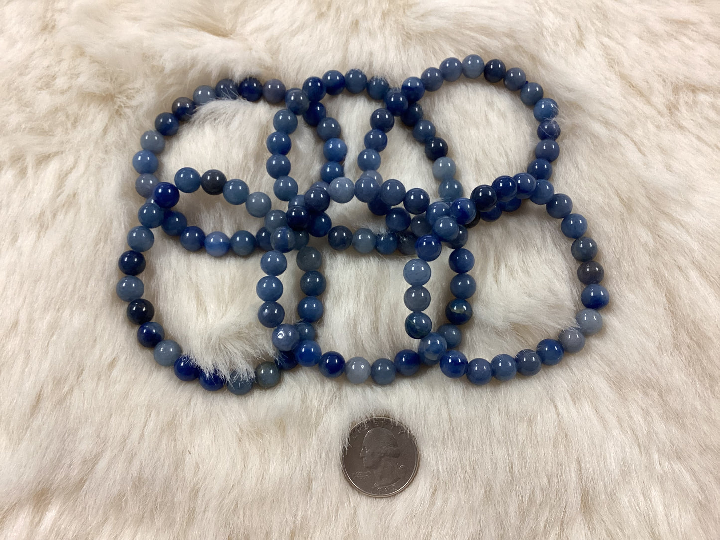 Elastic Bracelets - Blue Aventurine