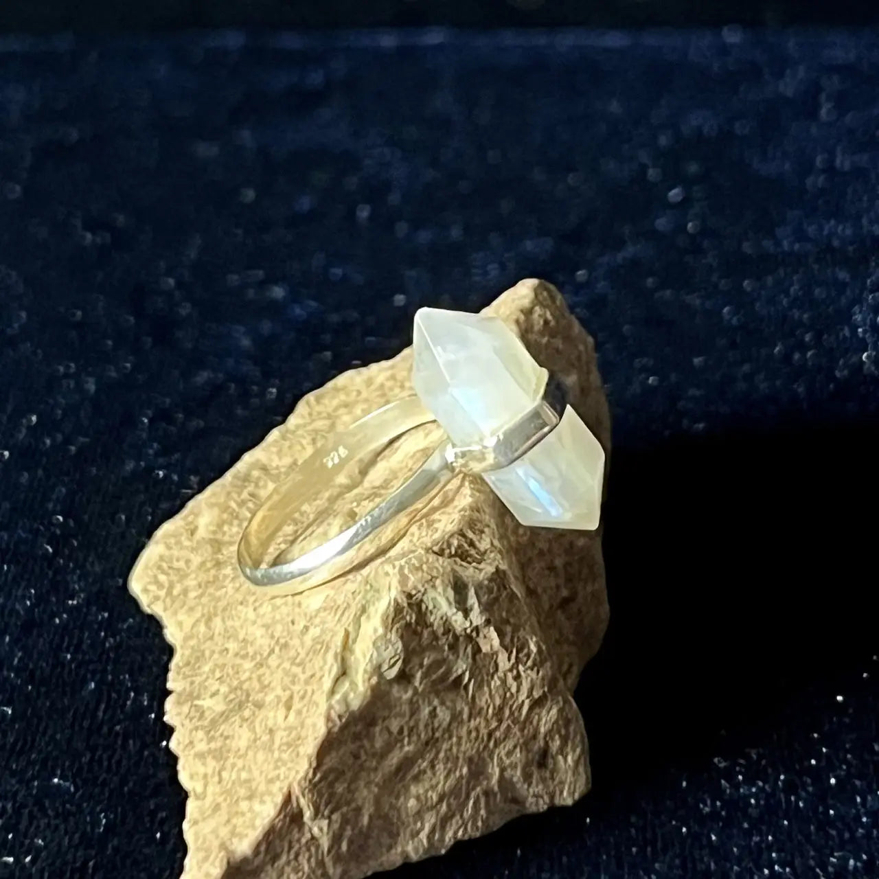 Moonstone Pencil Ring