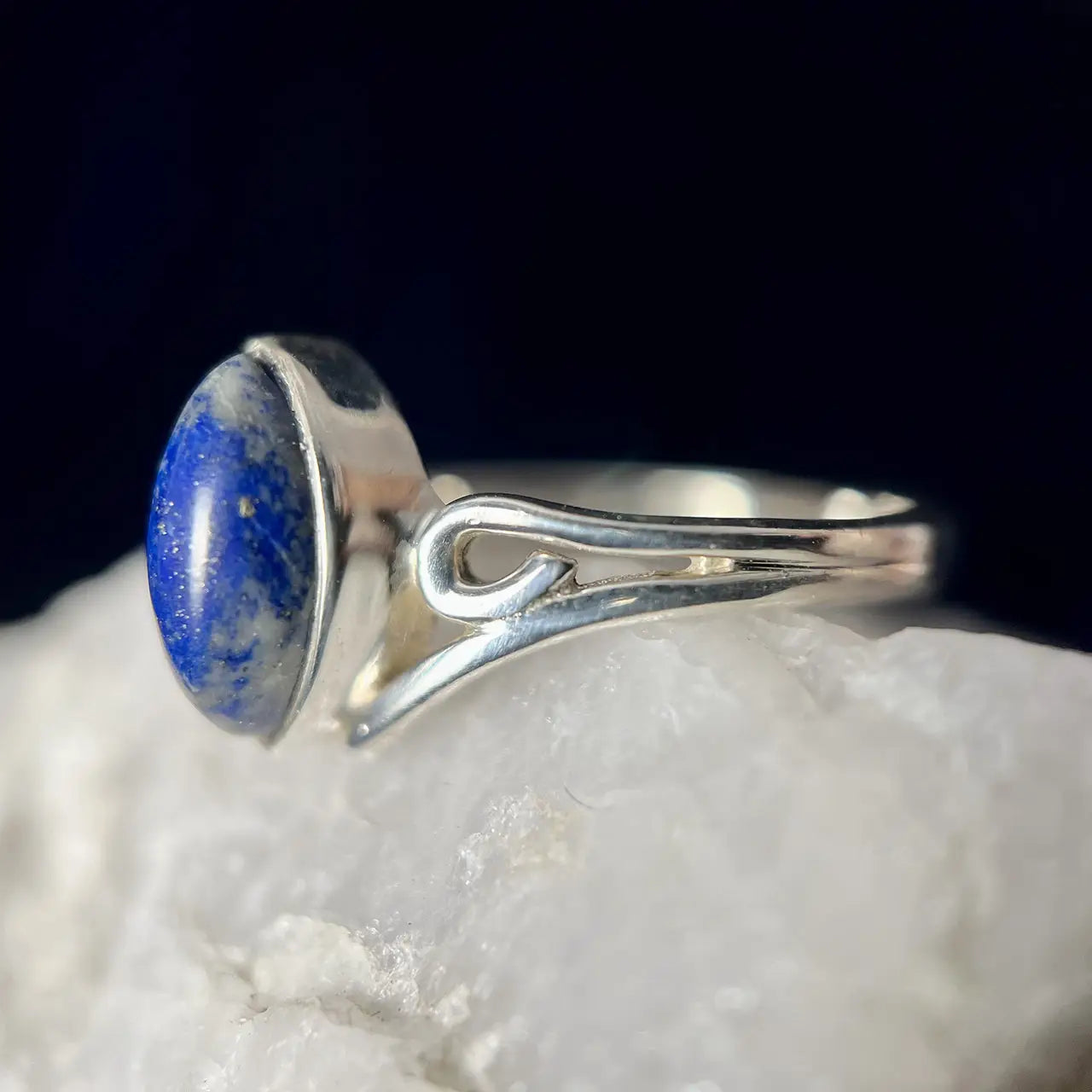 Lapis Lazuli Wave Ring