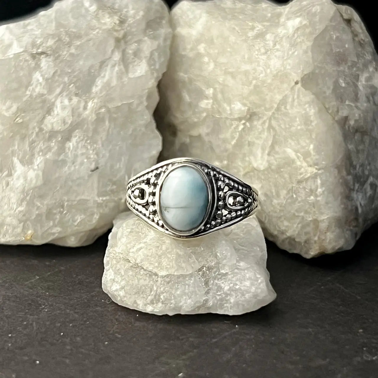 Larimar Class Ring