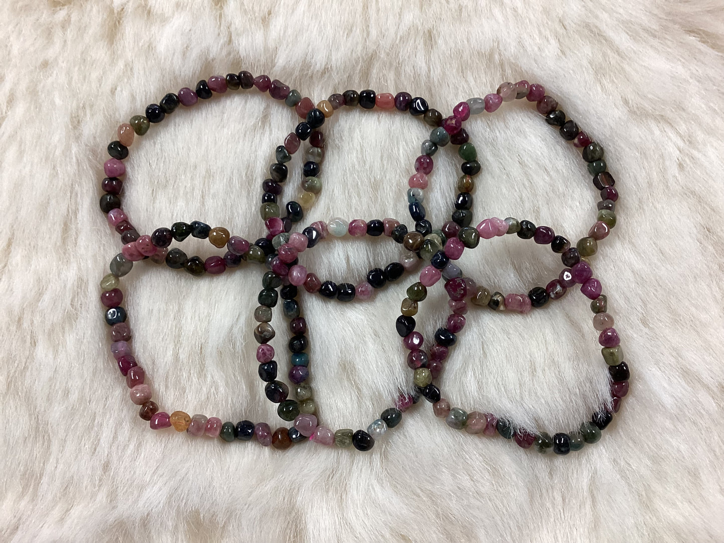 Elastic Bracelets - Tourmaline