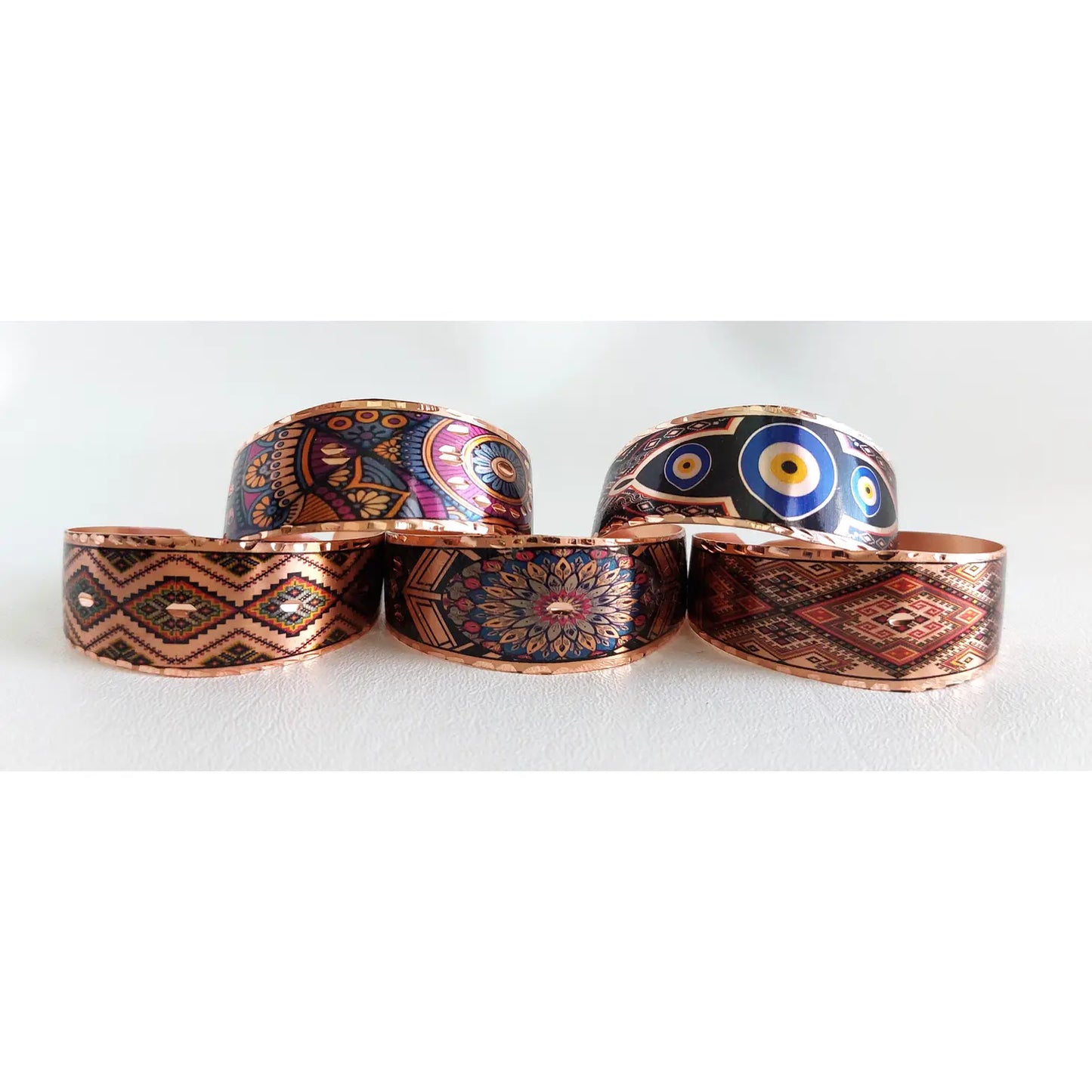 Embellished Copper Bracelets