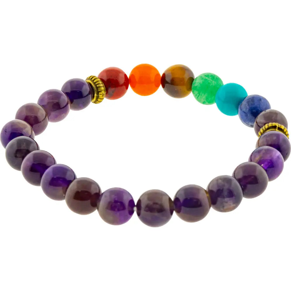 Elastic Bracelet - Chakra - Amethyst