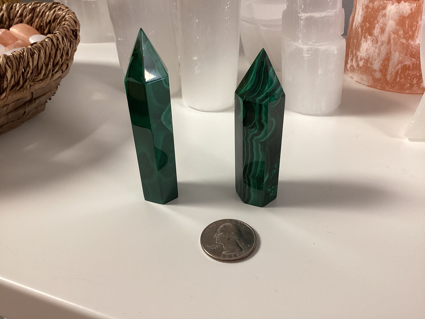 Malachite Obelisk Point - Medium