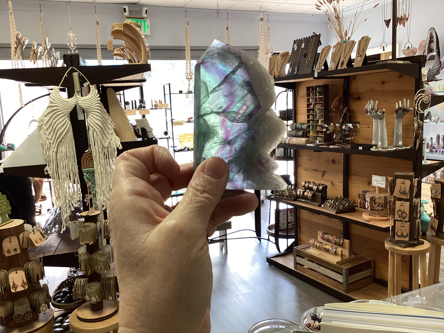 Fluorite Obelisk - Medium