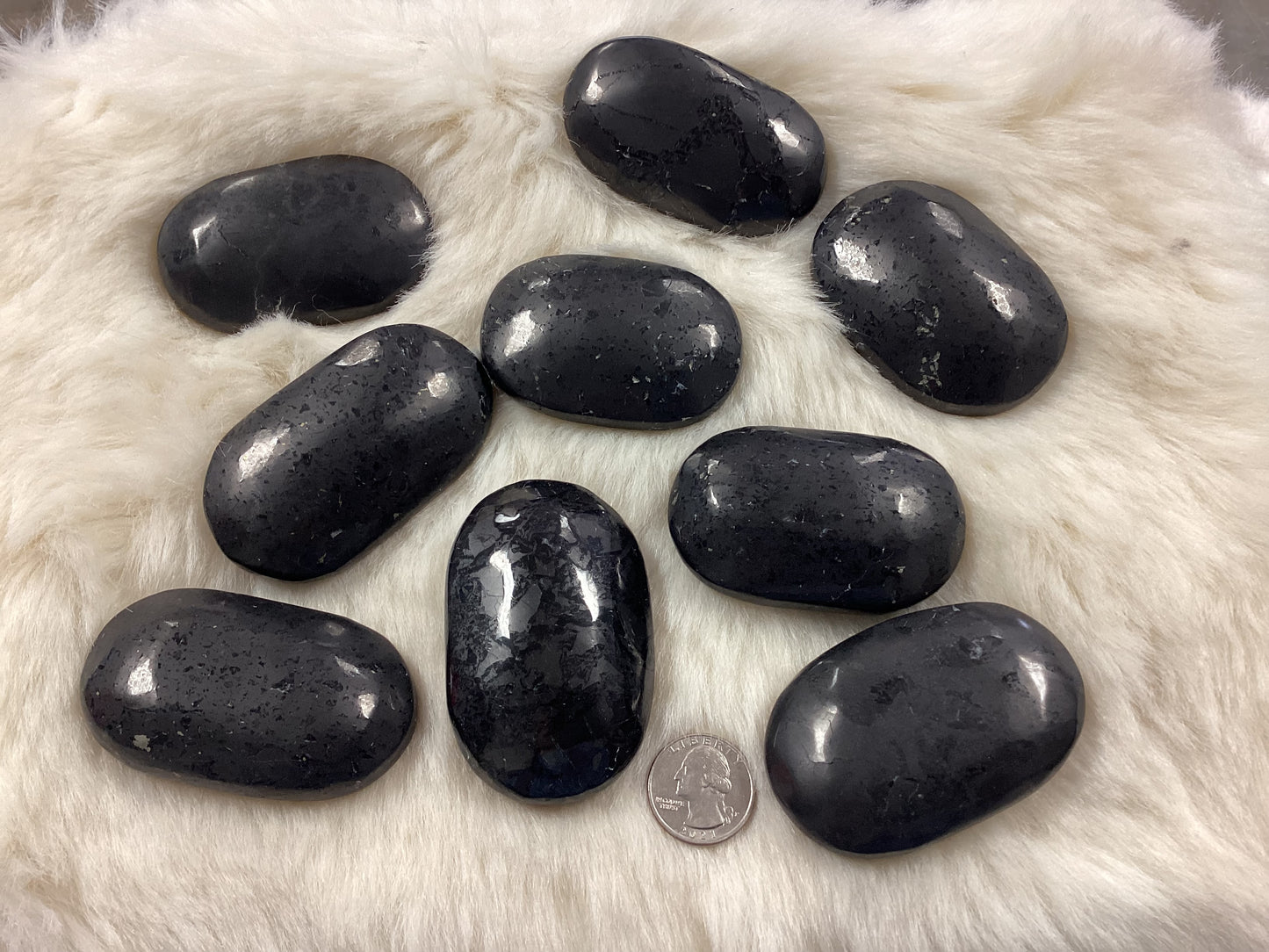 Shungite Palm Stone