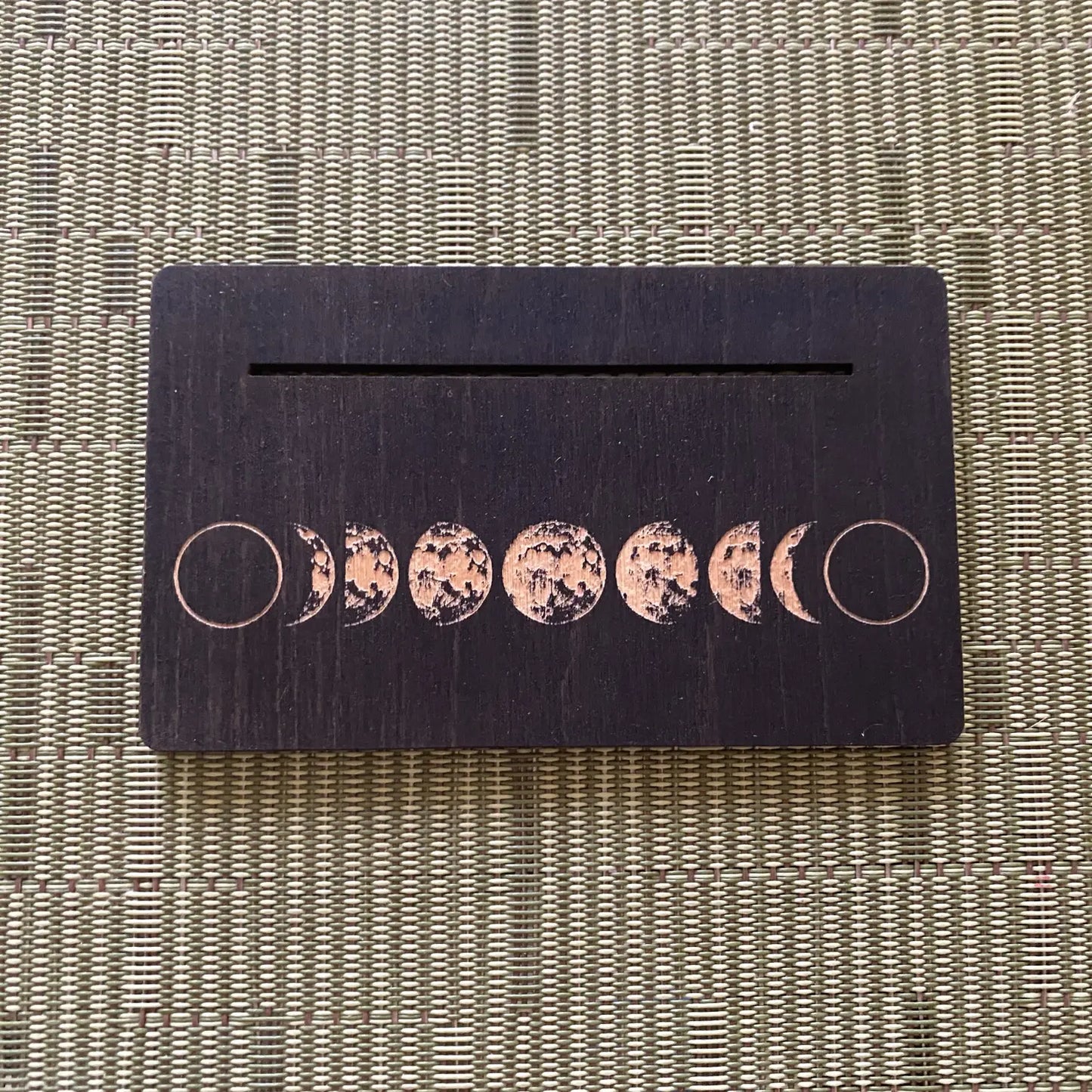 Moon Phase Tarot Card Holder - single card