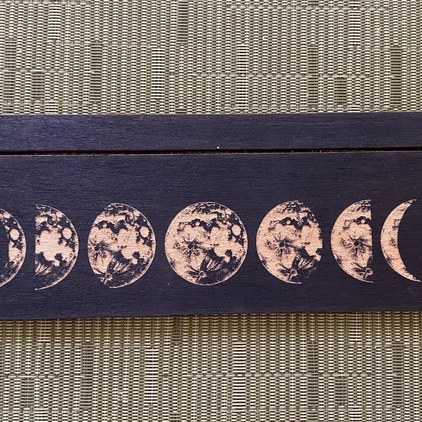 Moon Phase Tarot Card Holder - three cards