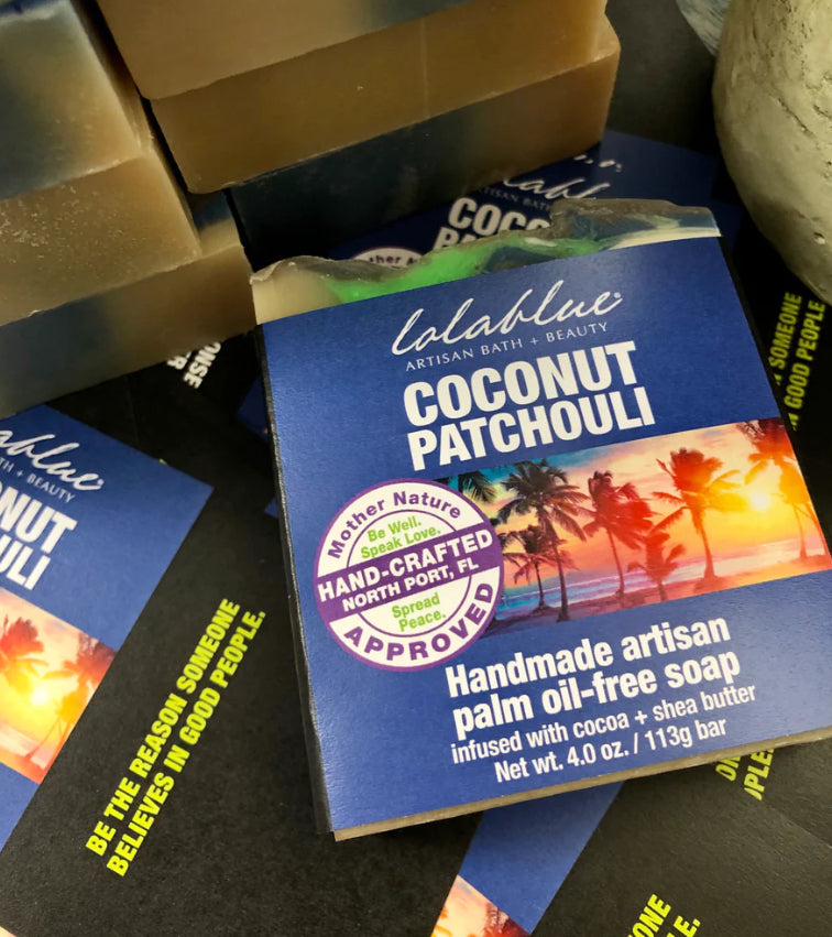 Lolablue Handmade Soap - Coconut Patchouli