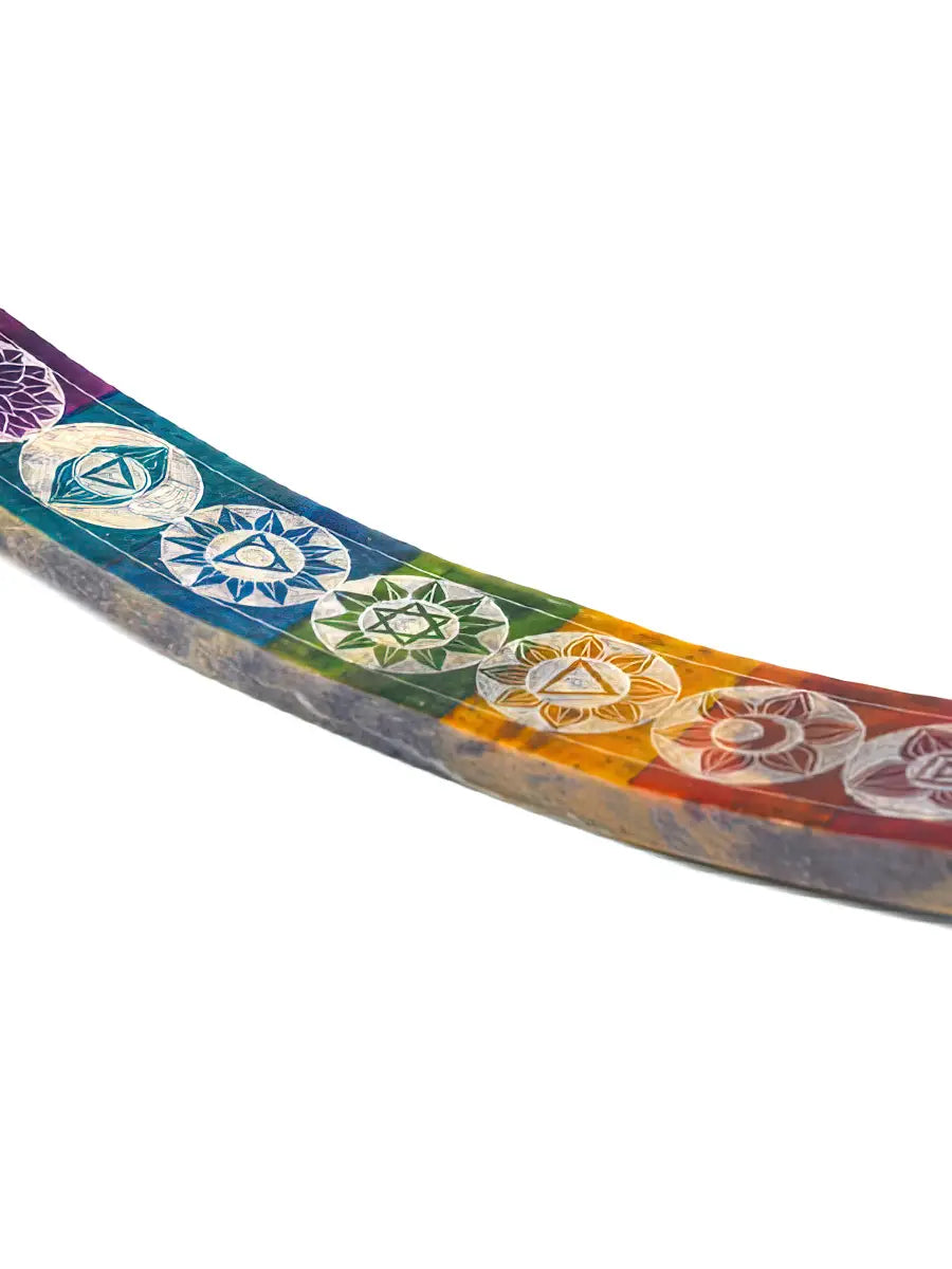 7 Chakra Stone Ashcatcher Burner