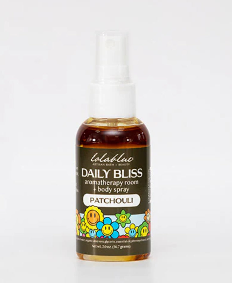 Lolablue Daily Bliss Aromatherapy Spray and Body Spray - Patchouli