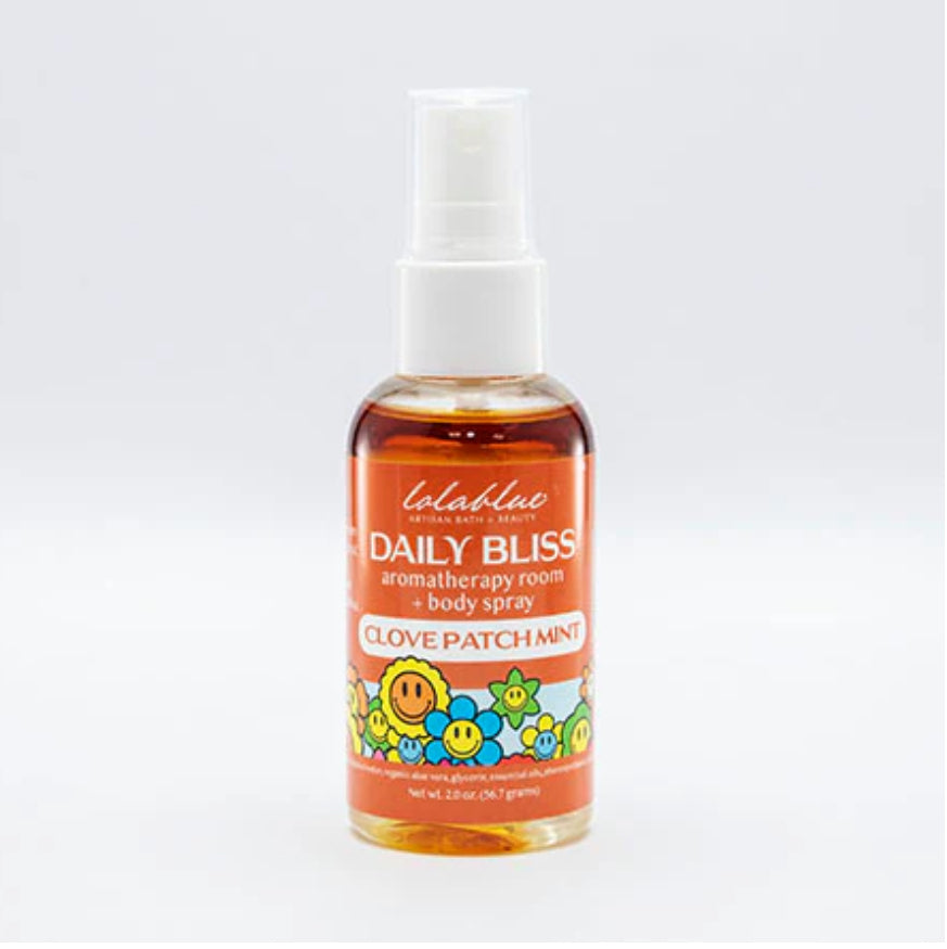 Lolablue Daily Bliss Aromatherapy Spray and Body Spray - Clove Patch Mint