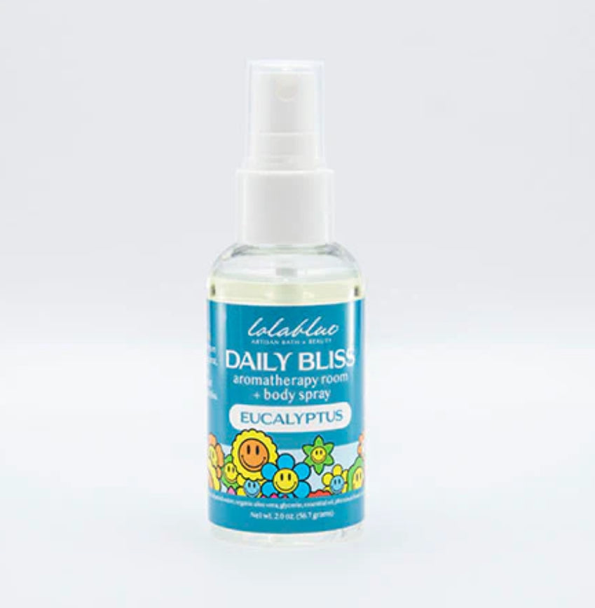 Lolablue Daily Bliss Aromatherapy Spray and Body Spray - Eucalyptus