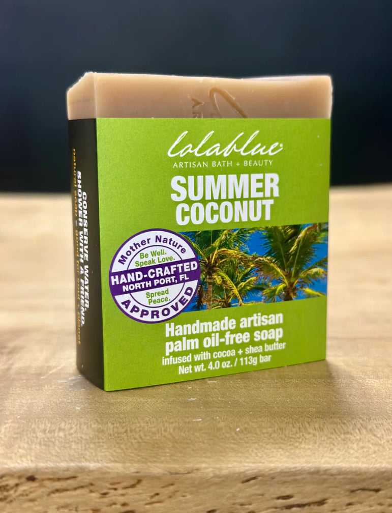Lolablue Handmade Soap - Summer Coconut
