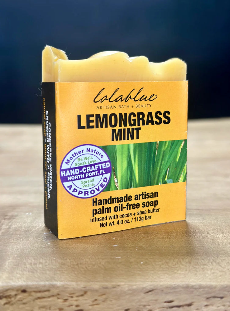 Lolablue Handmade Soap - Lemongrass Mint