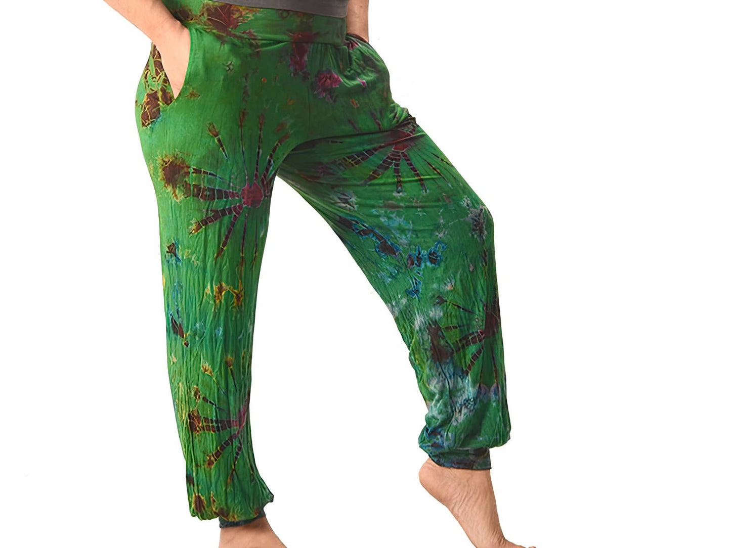 Midnight Hour Tie Dye Spandex Blend Harem Pants