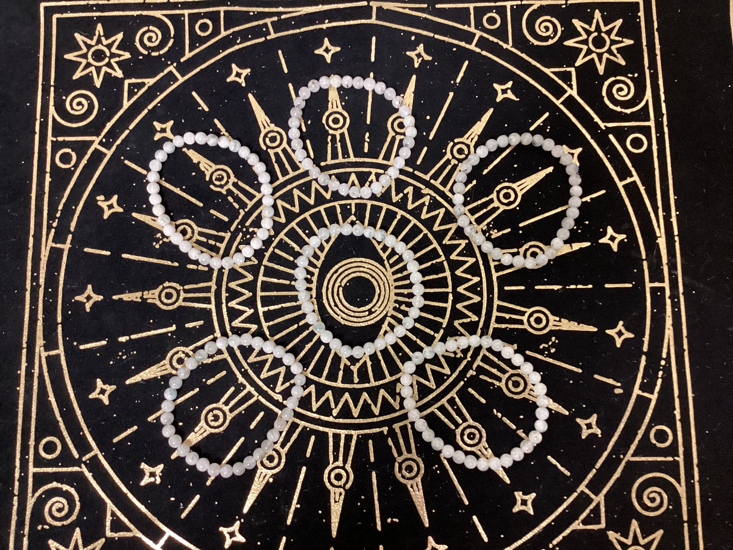 Elastic Bracelets - Rainbow Moonstone