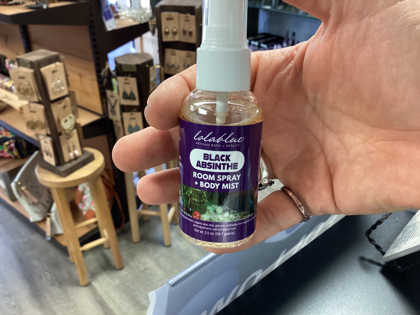 Lolablue Black Absinthe room spray + body mist