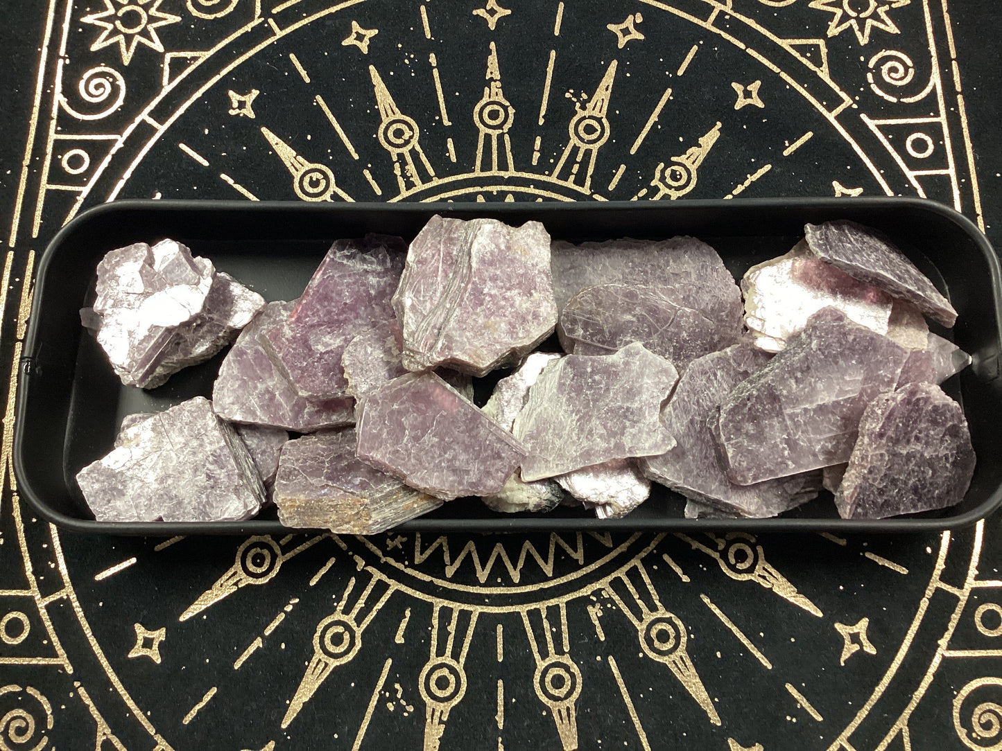Lepidolite Slices - Large