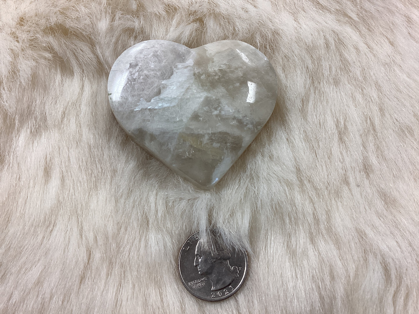 Moonstone Heart - Large