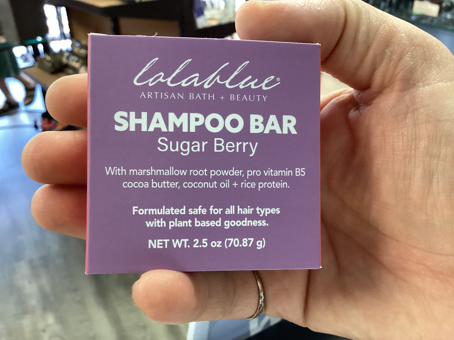 Lolablue Sugar Berry shampoo bar