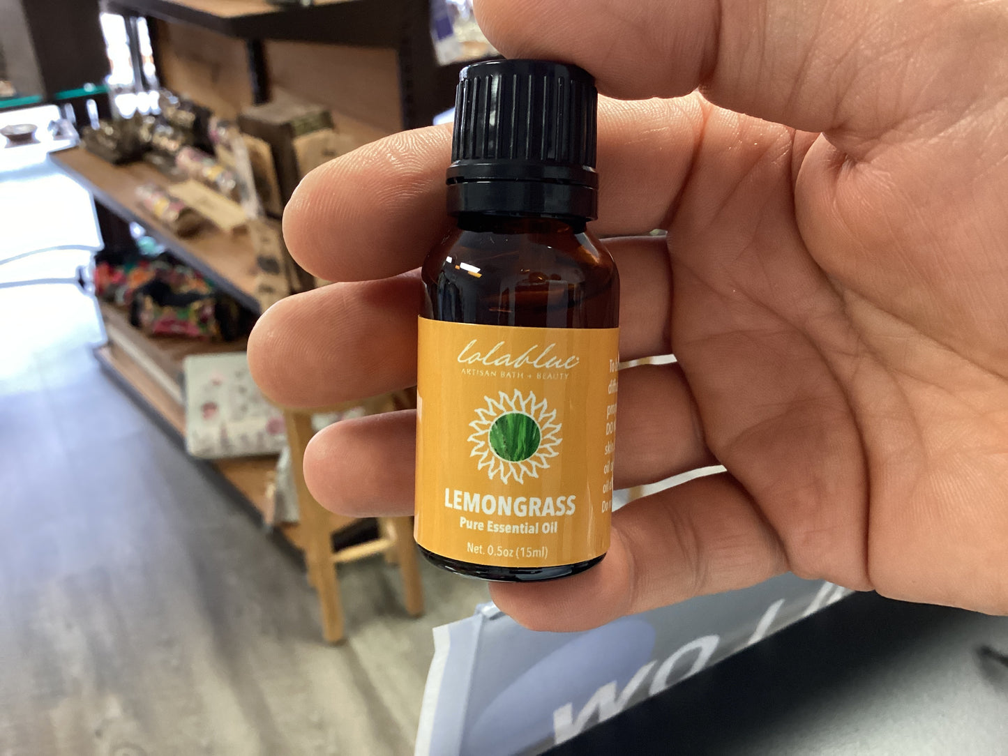 Lolablue Lemongrass pure essential oil 0.5oz