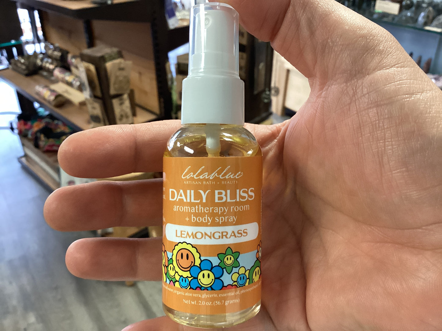 Lolablue Daily Bliss Aromatherapy room+body spray Lemon Grass