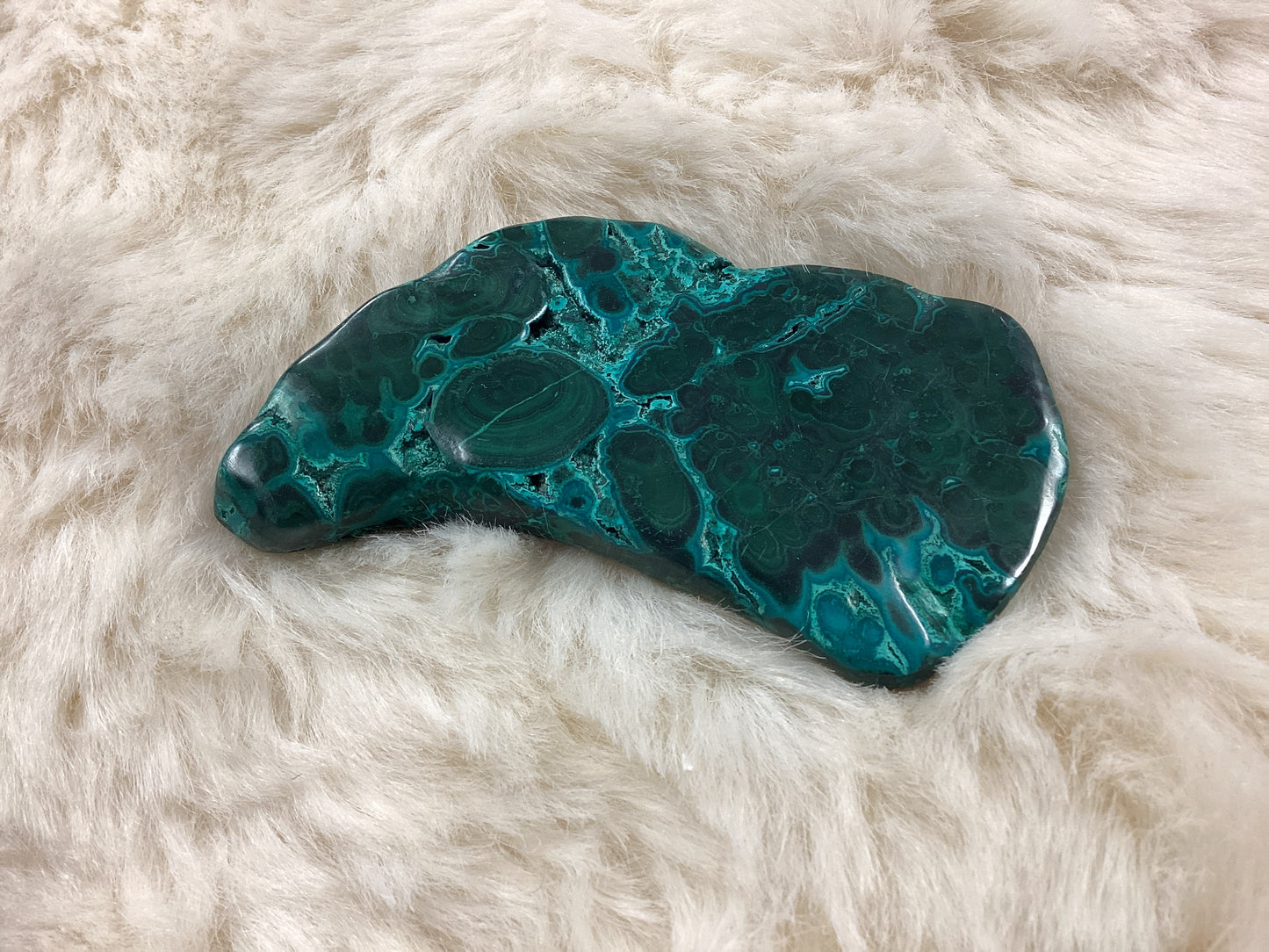 Malachite w/Chrysocolla Free Form Slab - Medium
