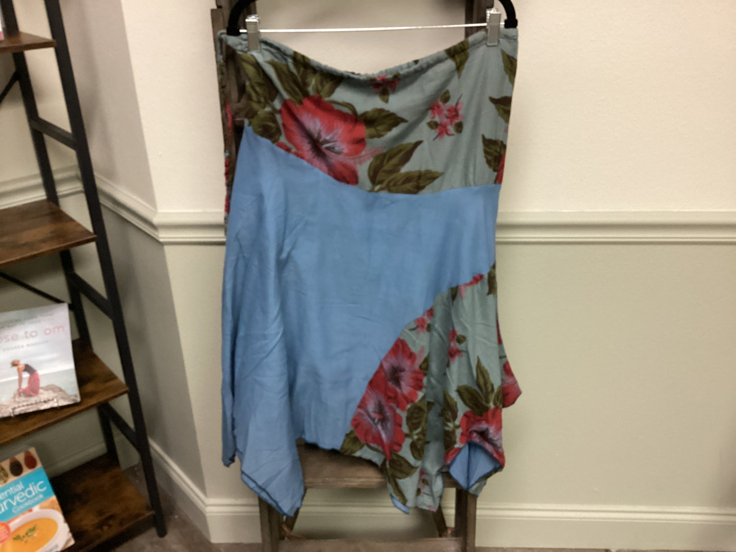 Gypsy Rose Hibiscus print skirt