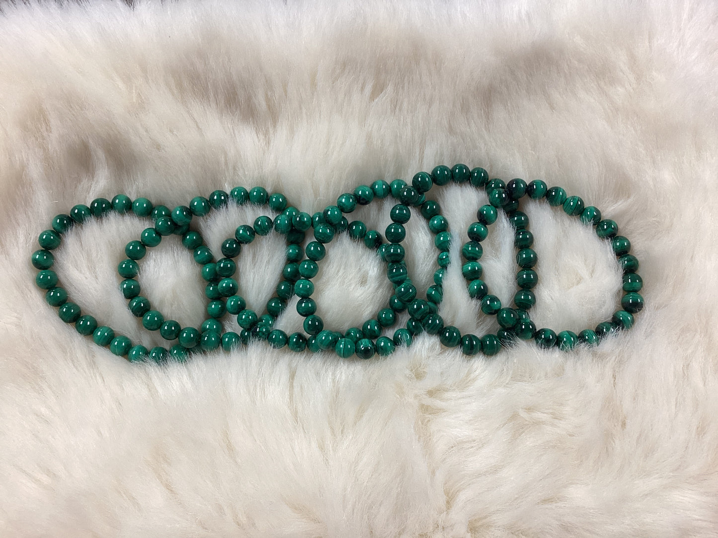 Elastic Bracelets - Malachite