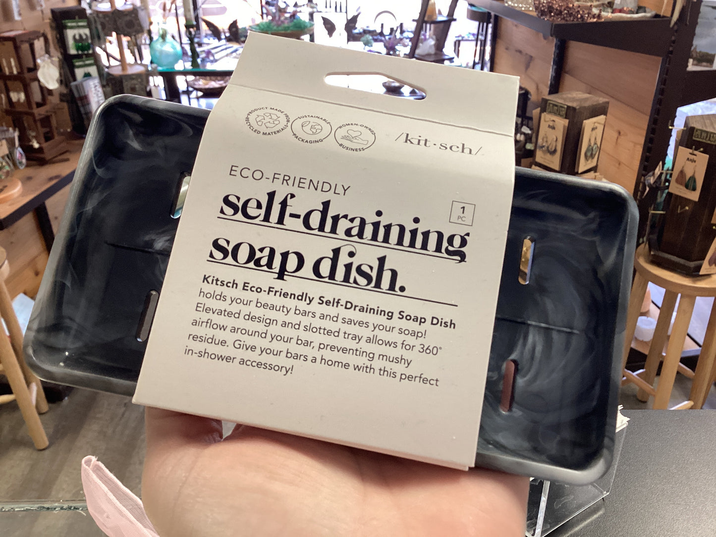 Kitsch self draining soap dish