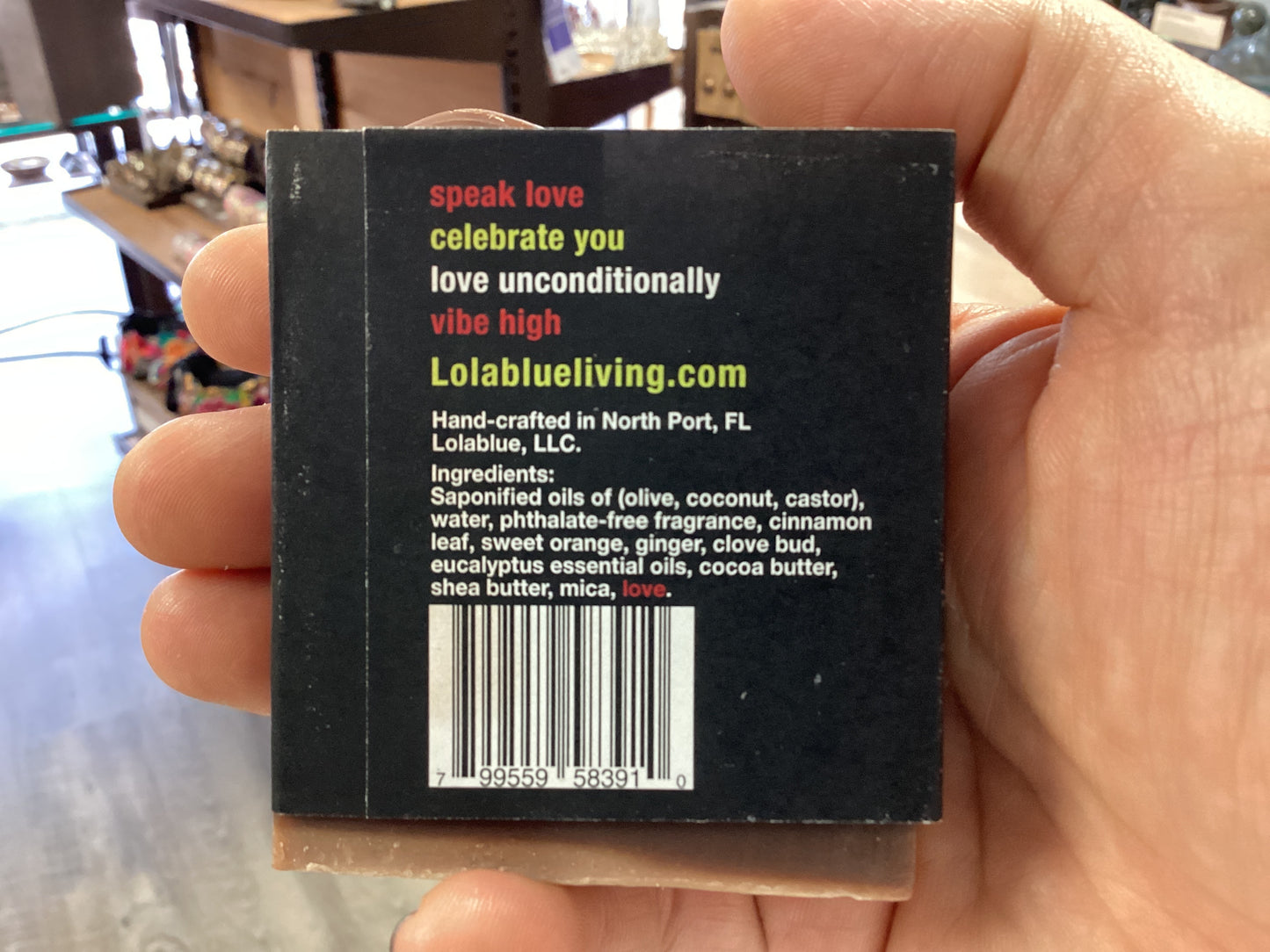 Lolablue Gingerbread Cottage soap