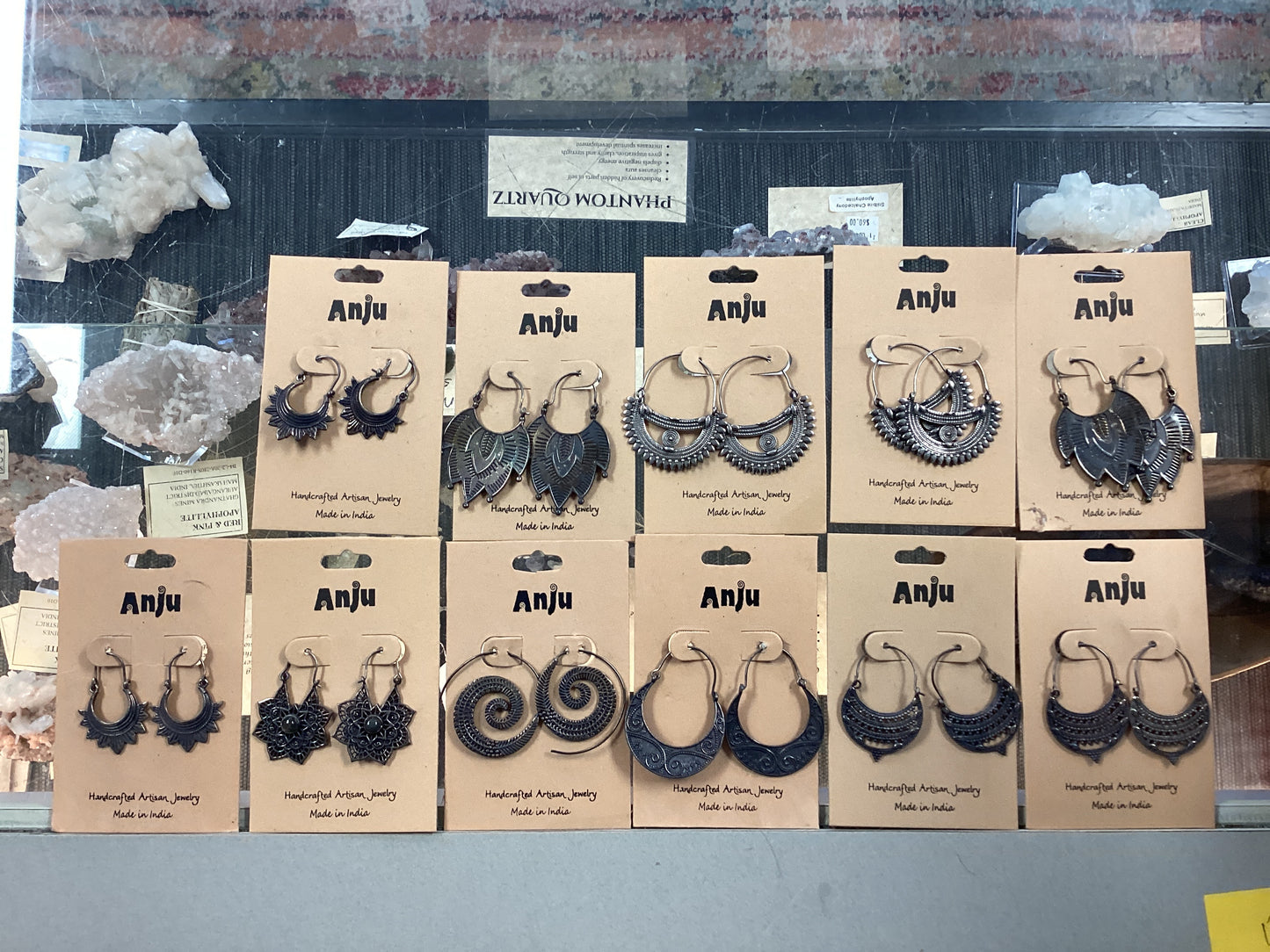 Silver plated earrings assorted