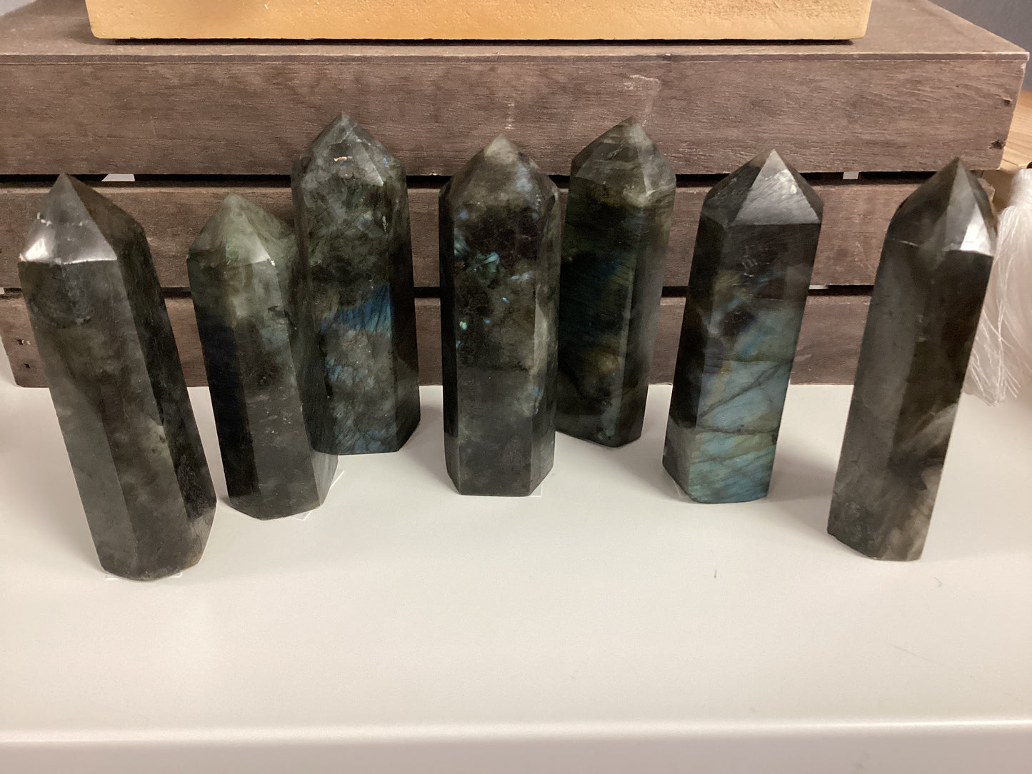 Labradorite Obelisk Points - Large