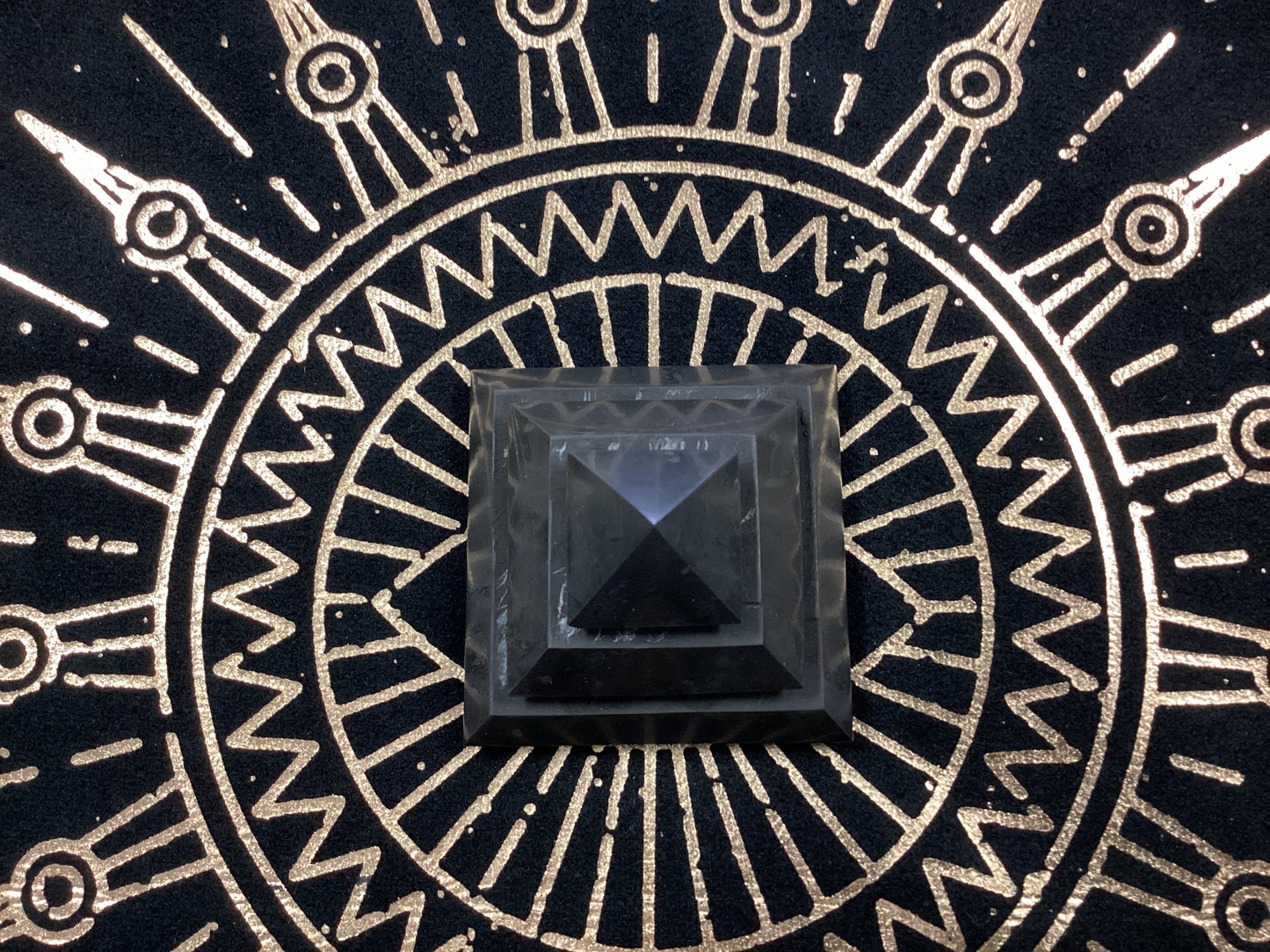 Shungite Sakkara Pyramid - Small
