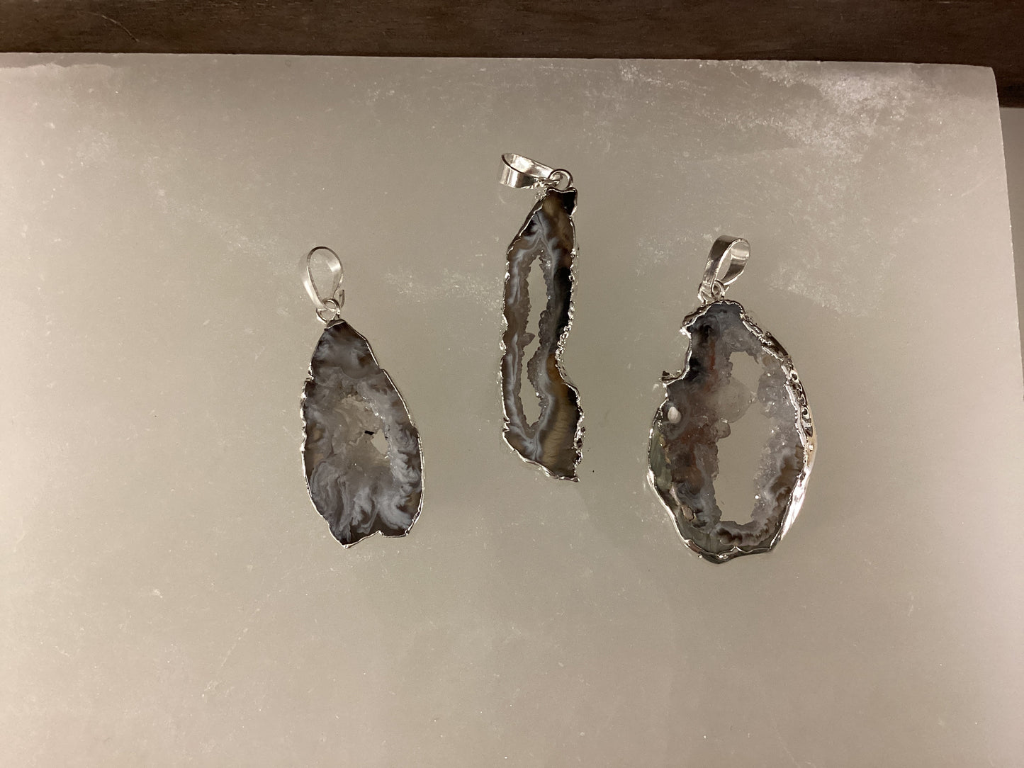 Druzy Agate Pendant - Small
