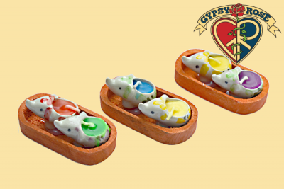 Lucky Twin Elephants In A Boat Scented Mini Candles