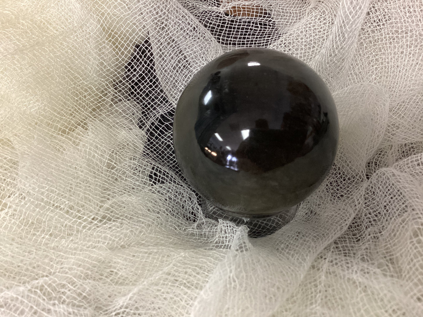 Gold Sheen Obsidian Sphere - Medium