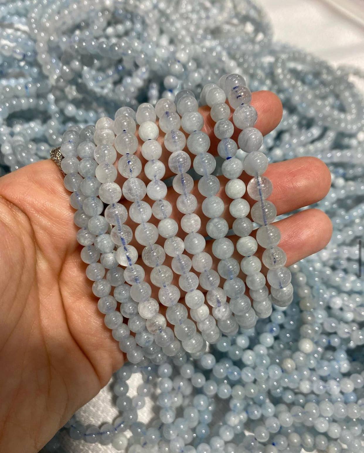 Elastic Bracelets - Aquamarine